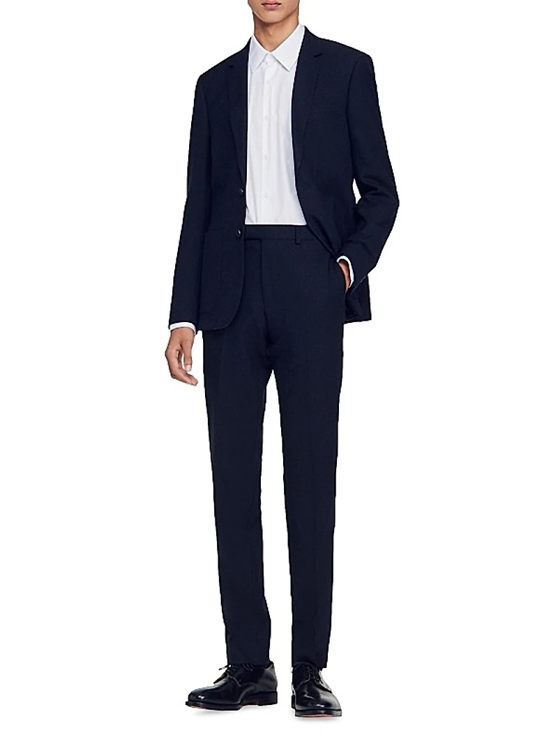 Wool Suit Pants