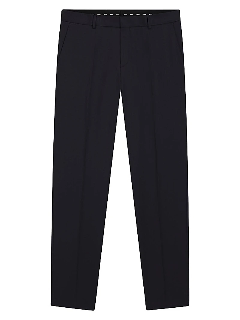 Formal Trousers in Virgin-Wool Serge