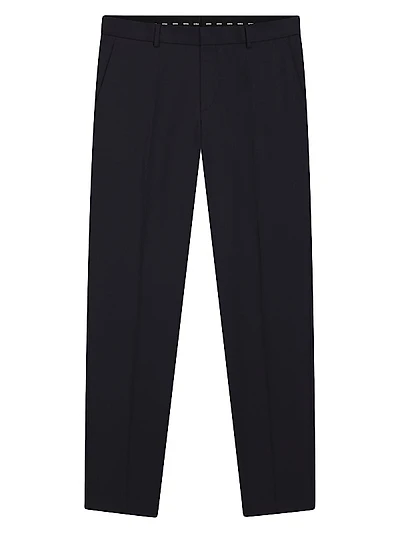 Formal Trousers in Virgin-Wool Serge
