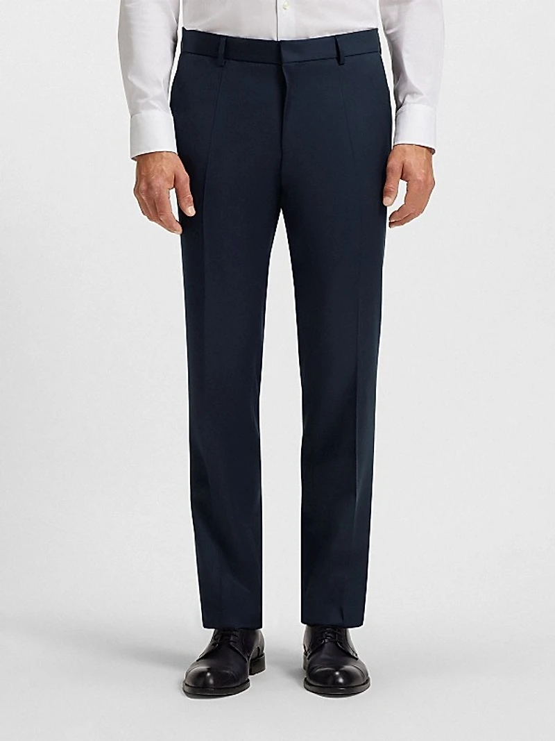 Formal Trousers in Virgin-Wool Serge