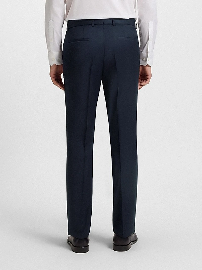 Formal Trousers in Virgin-Wool Serge