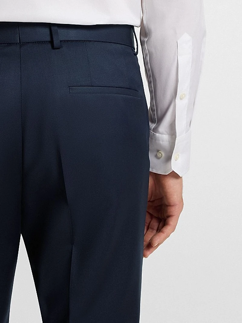 Formal Trousers in Virgin-Wool Serge