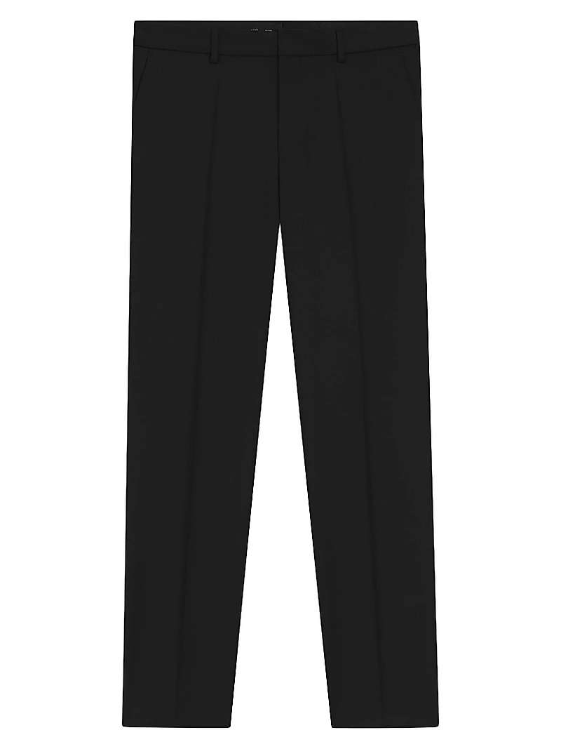 Formal Trousers in Virgin-Wool Serge