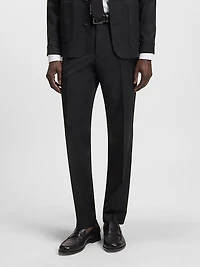 Formal Trousers in Virgin-Wool Serge