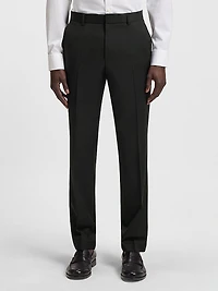 Formal Trousers in Virgin-Wool Serge