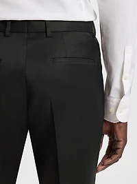 Formal Trousers in Virgin-Wool Serge