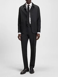 Formal Trousers in Virgin-Wool Serge