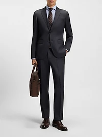 Formal Trousers Virgin Wool Serge