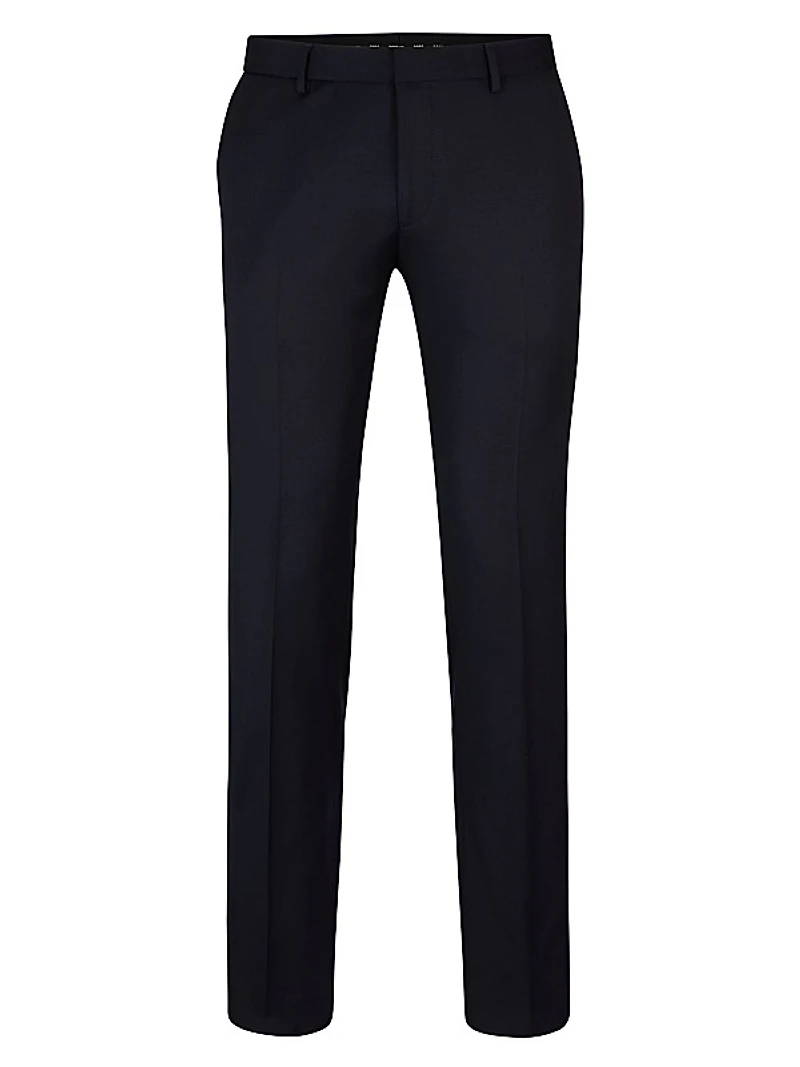Formal Trousers in Virgin-Wool Serge