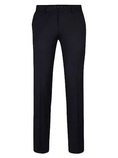 Formal Trousers in Virgin-Wool Serge