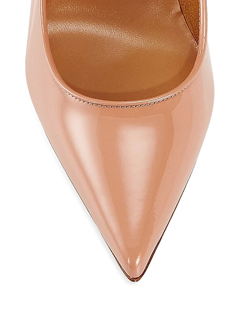 Sporty Kate 85MM Patent Leather Pumps