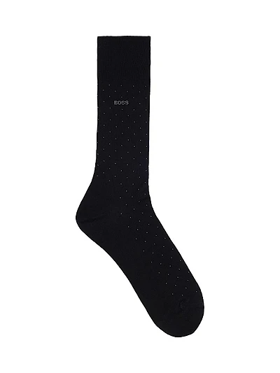 Regular-Length Socks in a Mercerized-Cotton Blend