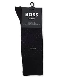 Regular-Length Socks in a Mercerized-Cotton Blend