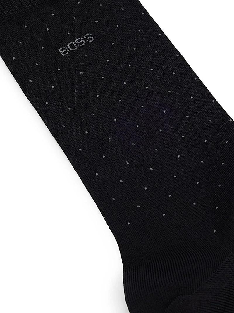 Regular-Length Socks in a Mercerized-Cotton Blend