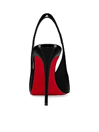 Hot Chick Patent Leather 100MM Slingback Pumps