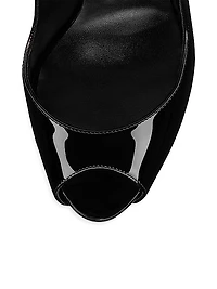 Hot Chick Sling Alta 120MM Patent Leather Heels
