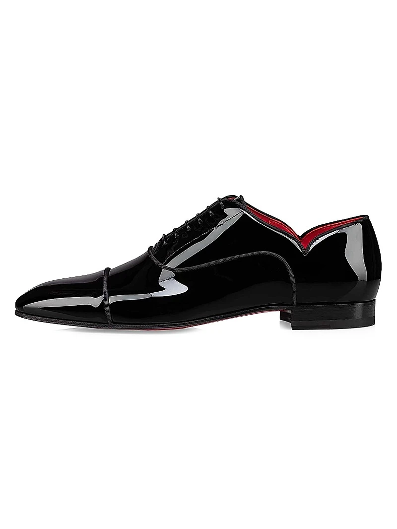 Greggy Chick Patent Leather Oxford Shoes