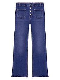 Jeans with Button Fly