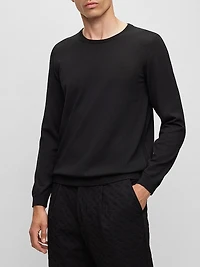 Slim-Fit Sweater Virgin Wool