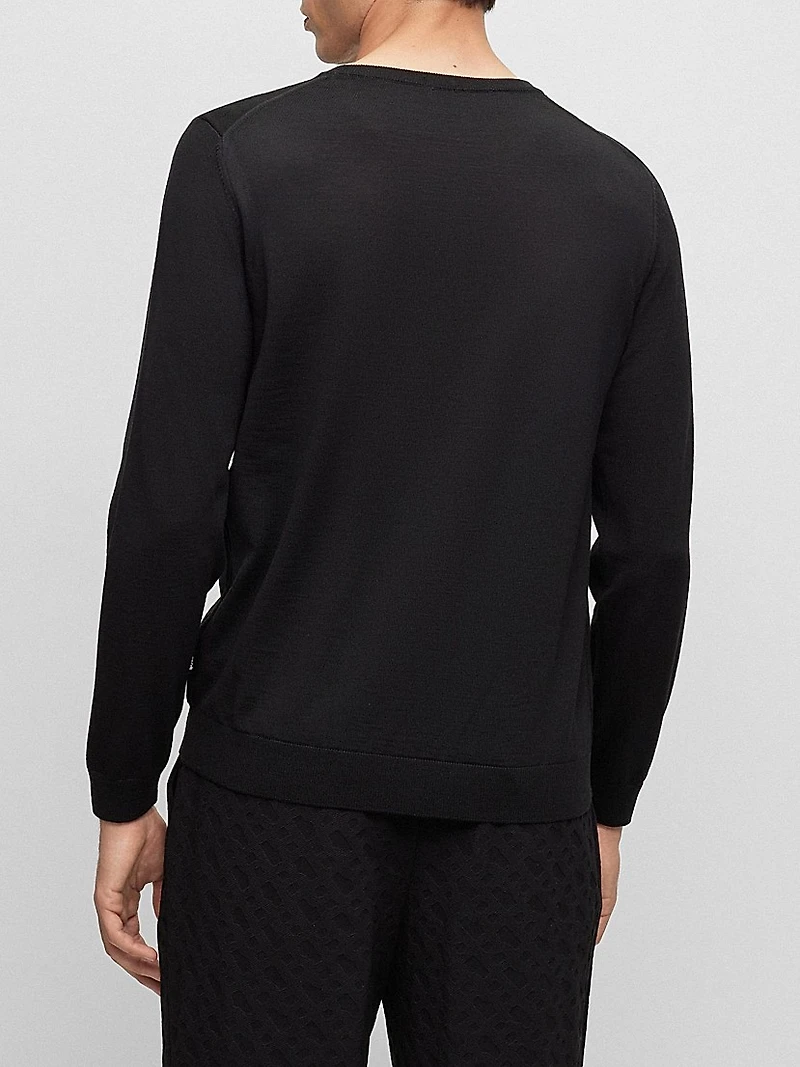 Slim-Fit Sweater Virgin Wool