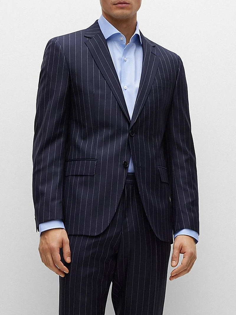 Regular-Fit Shirt Stretch-Cotton Twill