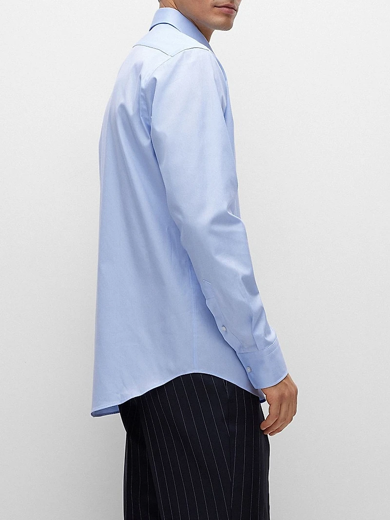 Regular-Fit Shirt Stretch-Cotton Twill