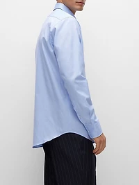 Regular-Fit Shirt Stretch-Cotton Twill