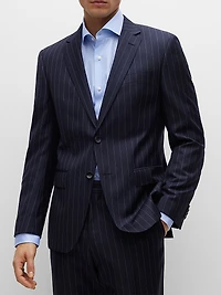 Regular-Fit Shirt Stretch-Cotton Twill