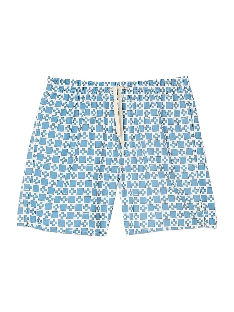 Square Cross Swim Shorts