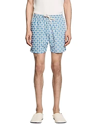 Square Cross Swim Shorts