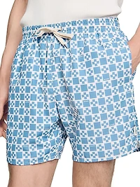 Square Cross Swim Shorts