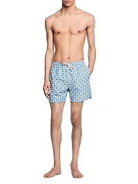 Square Cross Swim Shorts