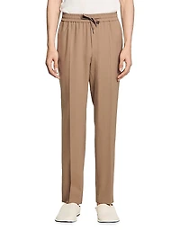 Elasticated Straight Leg Pants