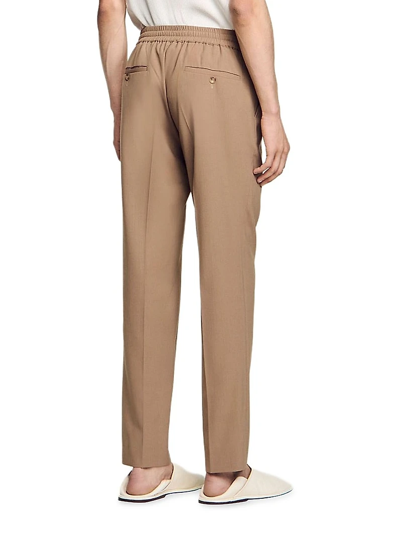 Elasticated Straight Leg Pants