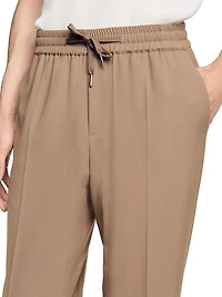 Elasticated Straight Leg Pants