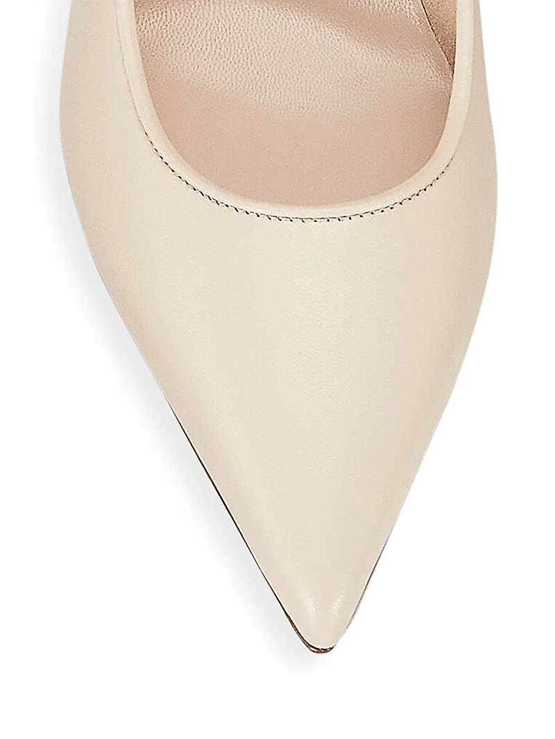 Sporty Kate 85MM Leather Pumps