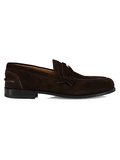 Penny Leather Flat Crosta Loafers
