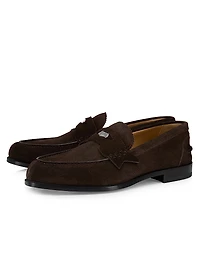 Penny Leather Flat Crosta Loafers