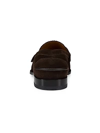 Penny Leather Flat Crosta Loafers