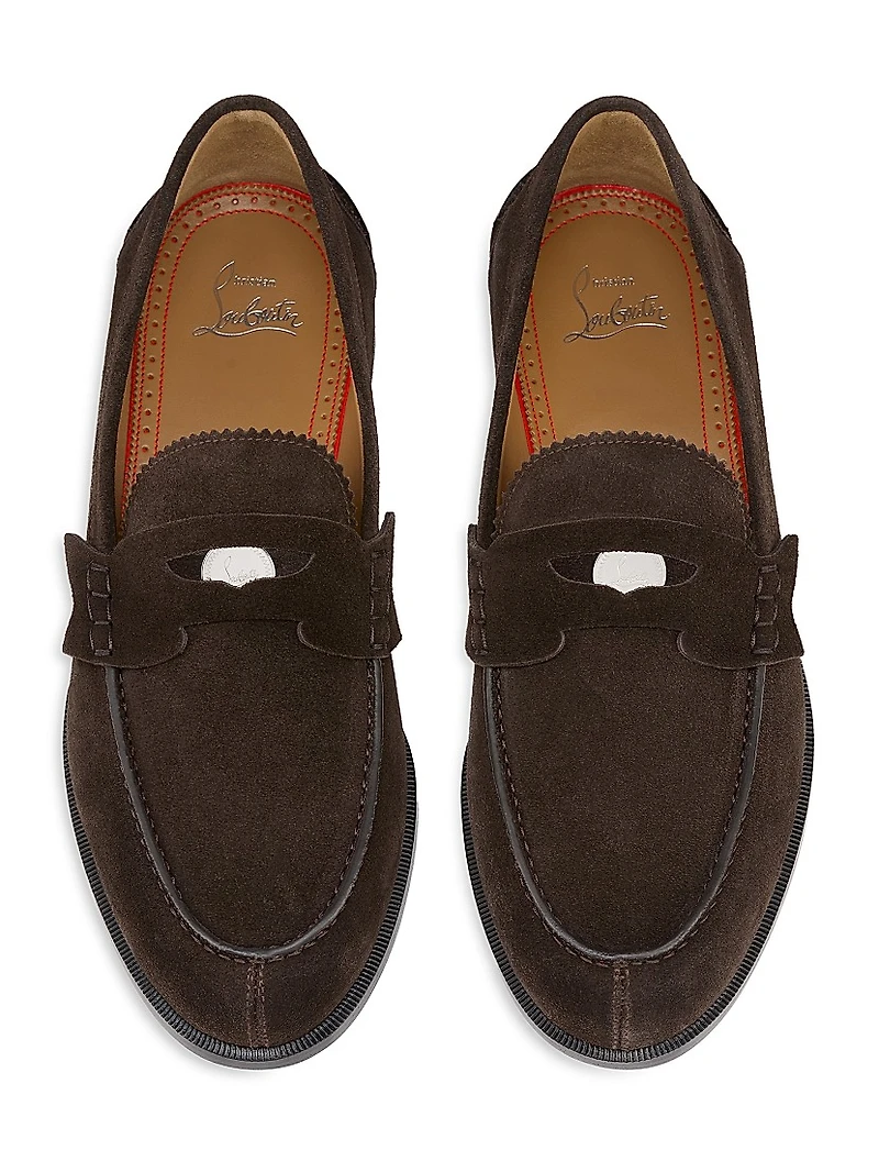 Penny Leather Flat Crosta Loafers
