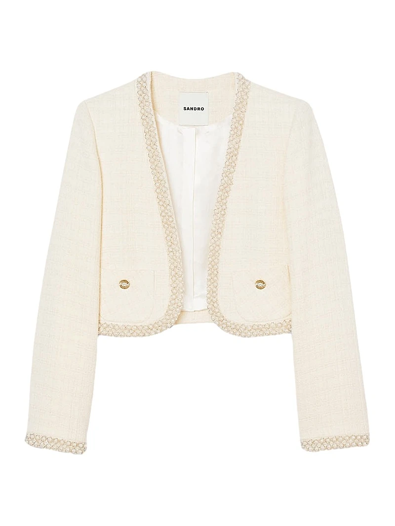 Cropped Tweed Jacket