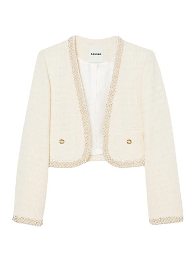 Cropped Tweed Jacket