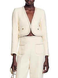 Cropped Tweed Jacket