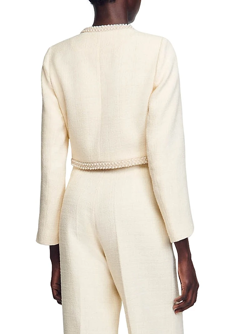 Cropped Tweed Jacket