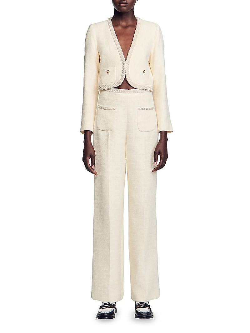 Cropped Tweed Jacket