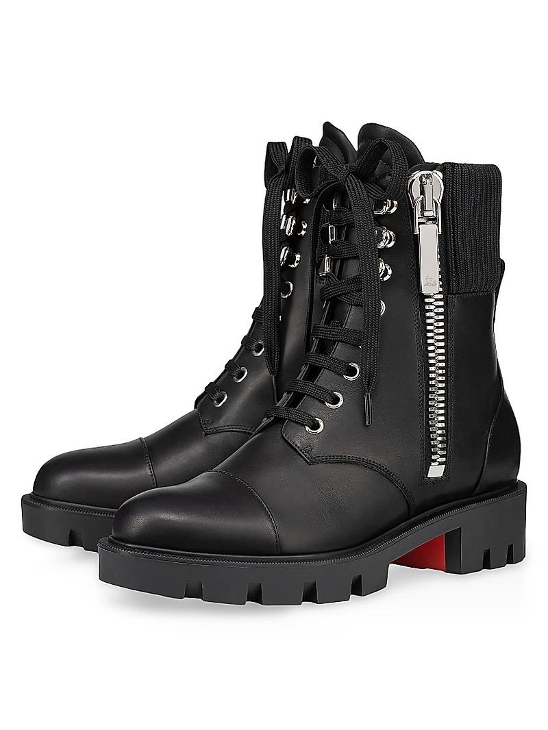 En Hiver Lug Leather Boots