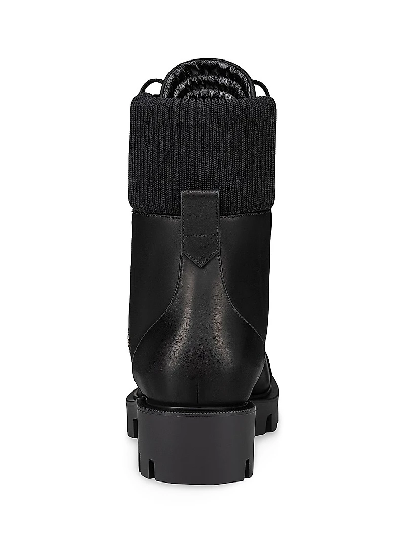 En Hiver Lug Leather Boots