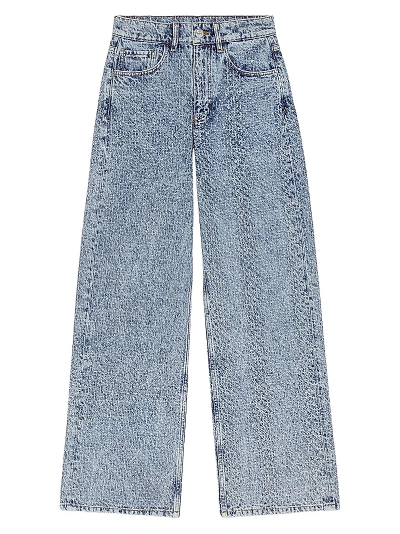 Rhinestone Baggy Jeans