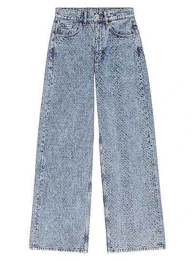 Rhinestone Baggy Jeans