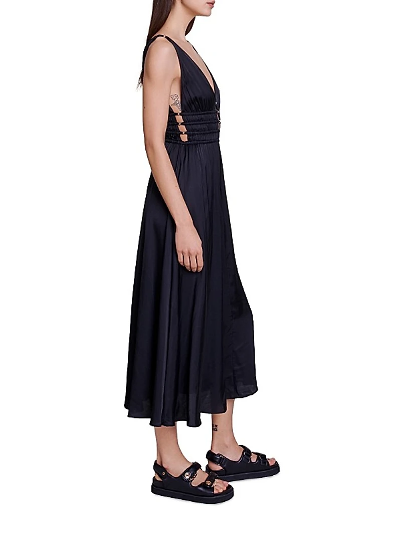 Cutaway Midi Dress